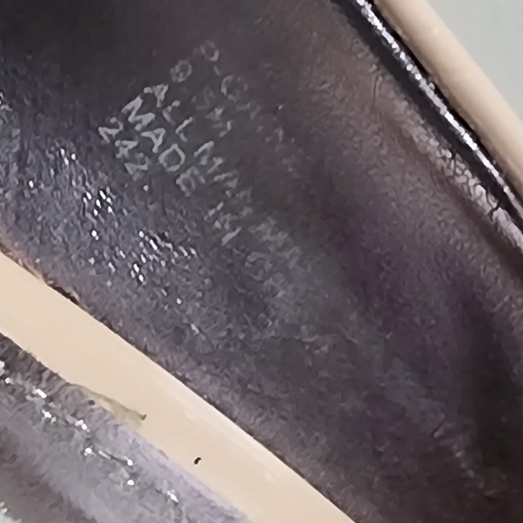 Steve Madden Nude Patent Leather Platform Heels Women's Size 9.5M - Picture 7 of 7